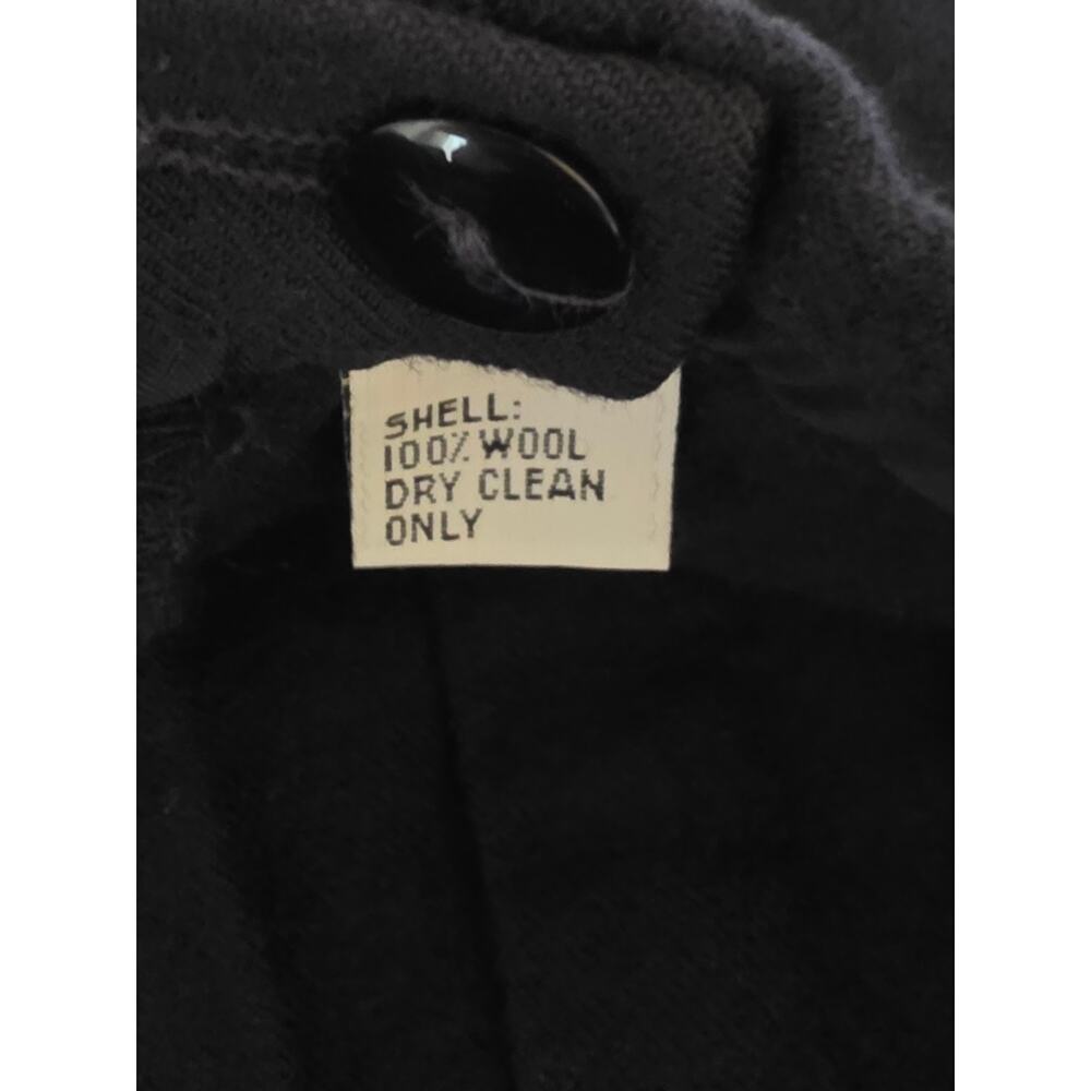 Talbots Navy Blue Pleated Wool Midi Skirt Size 10 100% Wool Classic Career - Picture 7 of 7